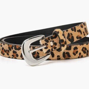 NWT Women's Leopard Belt Size Large